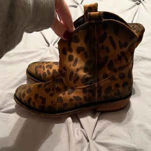 Liberty Black Leopard Booties